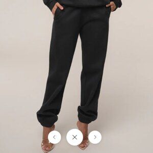 Black JLUXLABEL Logo Sweatpants